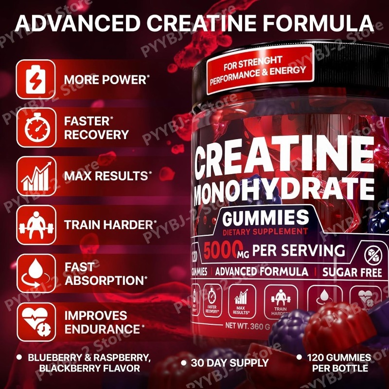 Creatine Monohydrate Gummies R - Pre Workout Supplement avis et prix