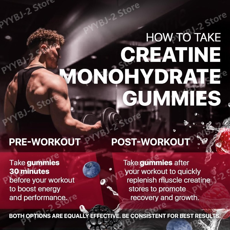 Creatine Monohydrate Gummies R - Pre Workout Supplement avis et prix