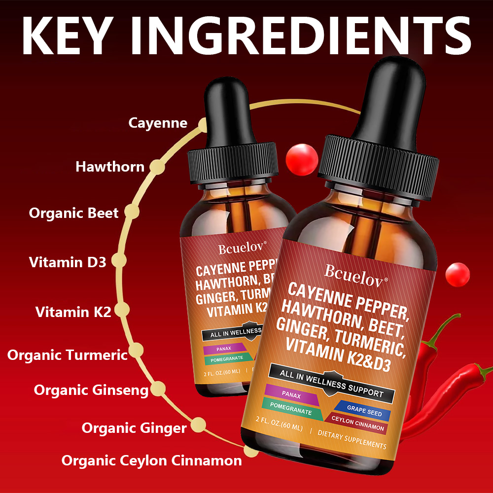Cayenne Pepper Drops Supplemen - Vitamin D3 K2 Drop avis et prix