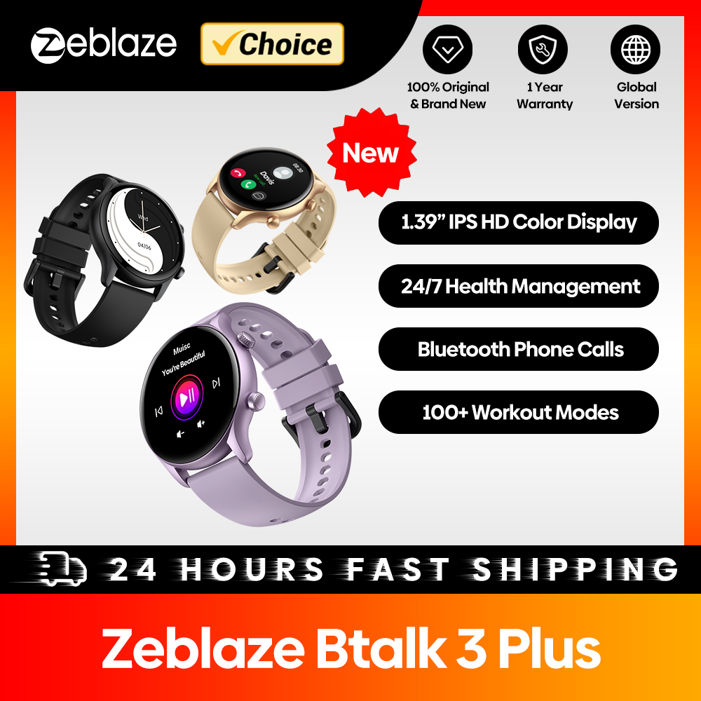 New Zeblaze Btalk 3 Plus Voice - Nutrition Gym avis et prix
