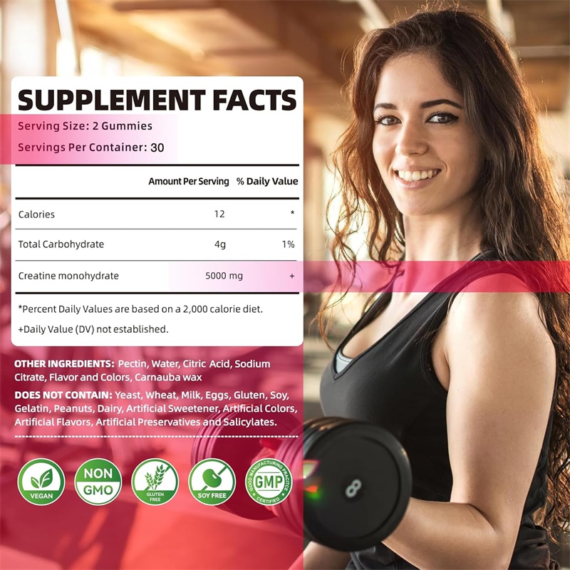 Creatine Monohydrate Gummies f - Pre Workout Supplement avis et prix