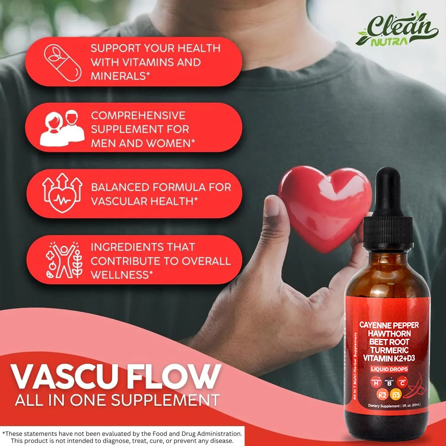 Cayenne Pepper Drops,Natural C - Vitamin D3 K2 Drop avis et prix