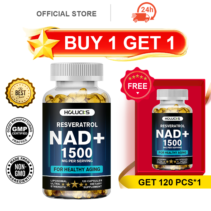 HOLUCKS NAD+ Capsules, with NA - Resveratrol Capsule Anti Aging avis et prix