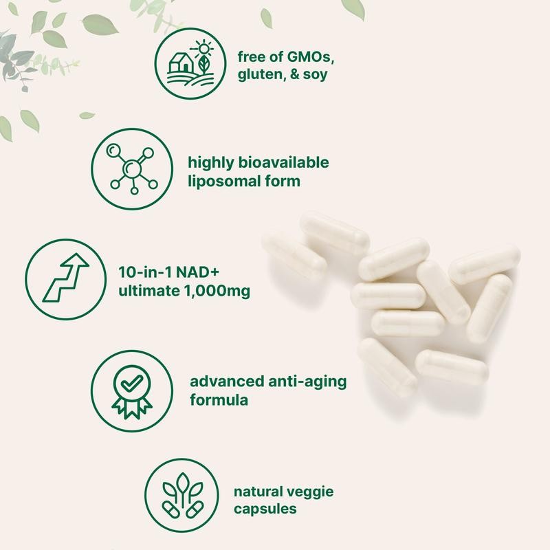 Extra Strength NAD Supplement  - Resveratrol Capsule Anti Aging avis et prix