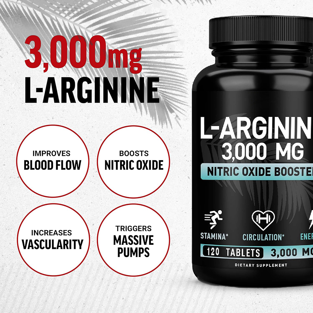 L Arginine 3000mg Capsules wit - Pre Workout Supplement avis et prix