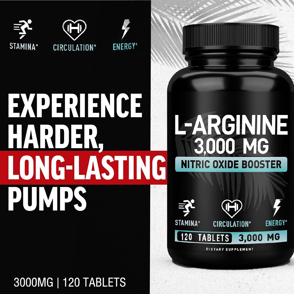 L Arginine 3000mg Capsules wit - Pre Workout Supplement avis et prix