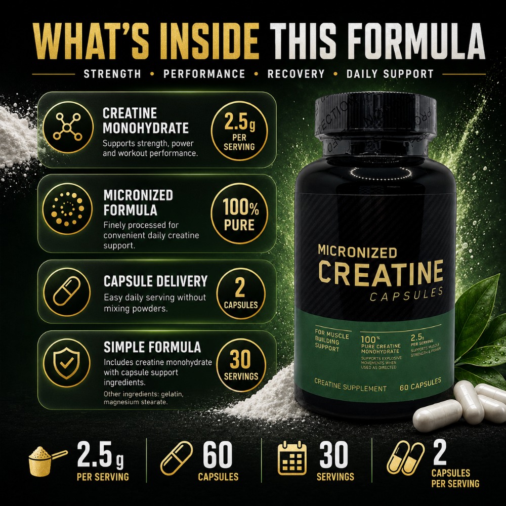 Micronized Creatine Monohydrat - Pre Workout Supplement avis et prix
