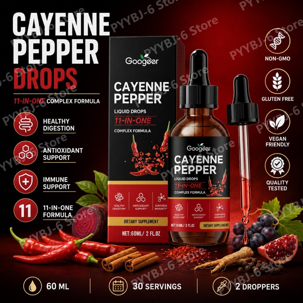 Googeer Cayenne Pepper Liquid  - Vitamin D3 K2 Drop avis et prix