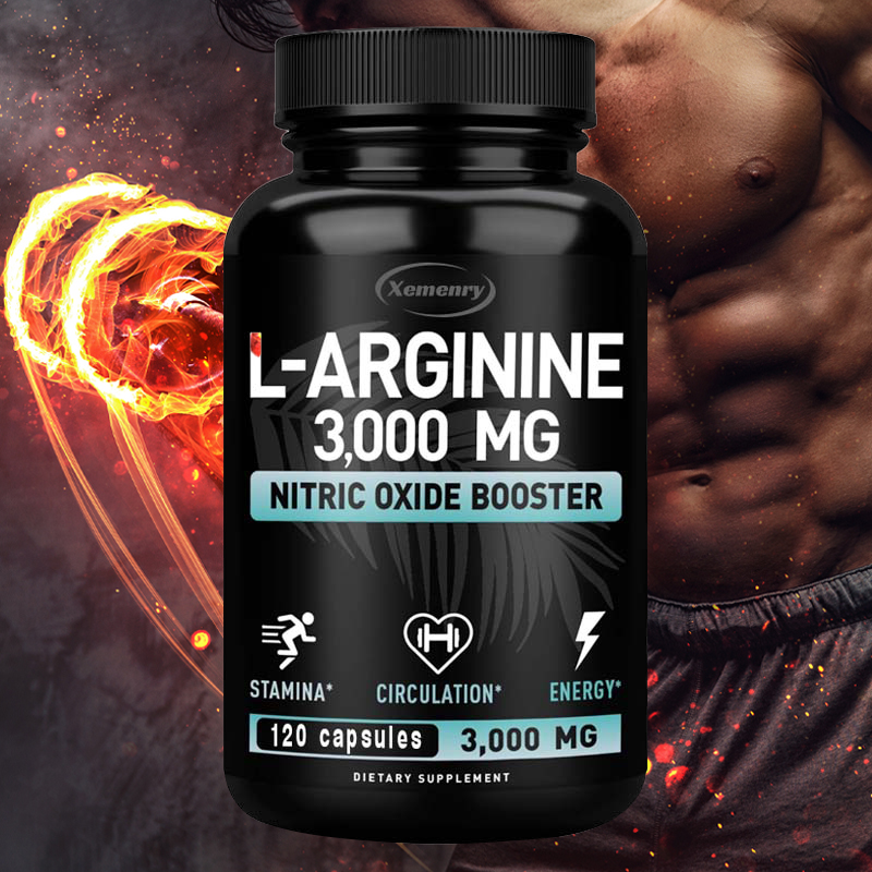 L-Arginine 3000mg - for Energy - Pre Workout Supplement avis et prix