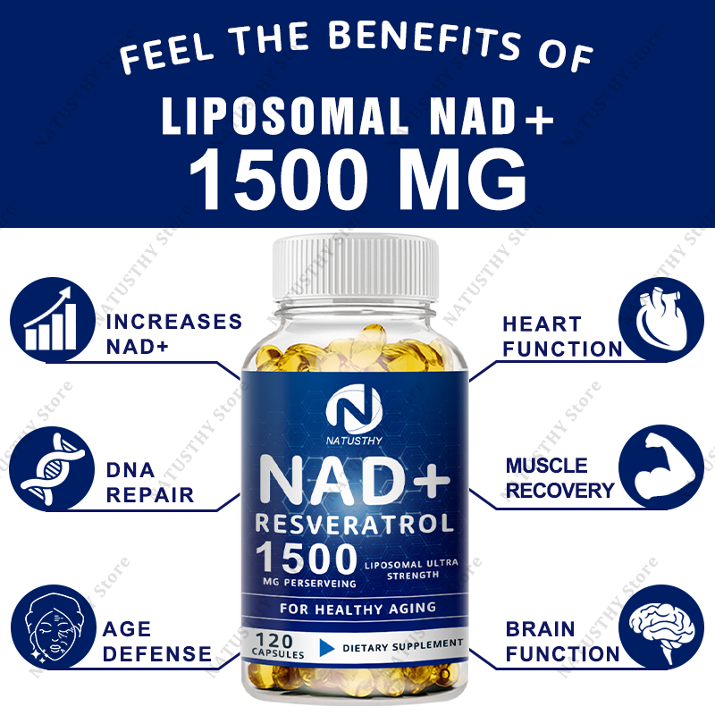 NAD Capsules Supplements - Wit - Resveratrol Capsule Anti Aging avis et prix