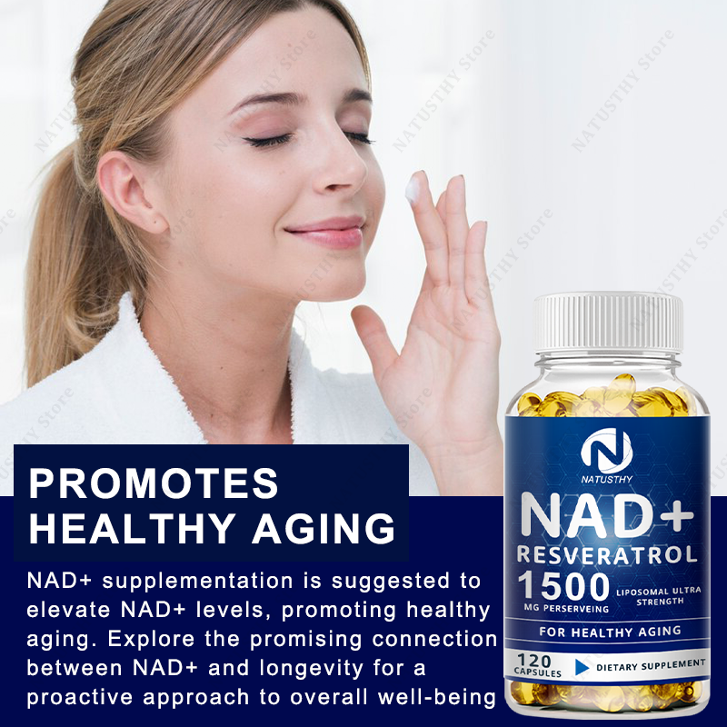 NAD Capsules Supplements - Wit - Resveratrol Capsule Anti Aging avis et prix